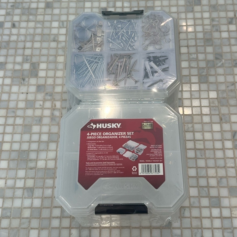 Husky 4-Piece Brand New Closet Drawer Organizer Set